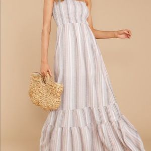 Red dress Boutique dress